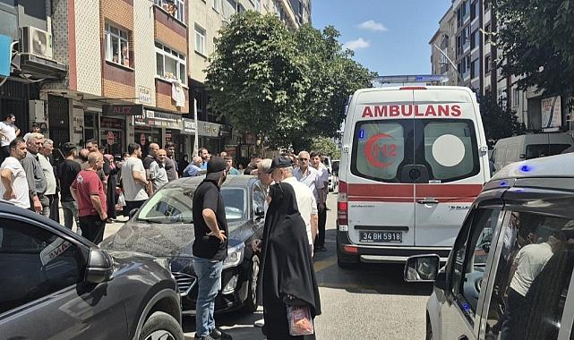 Sultangazi'de bir adam 6. kattan düşerek ağır yaralandı, babasının başucunda gözyaşı döktü
