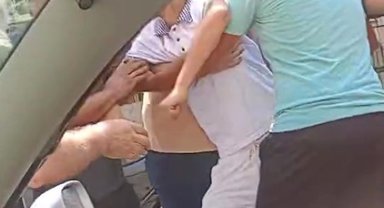 Trafikte dehşet saçtılar: Yol verme tartışması saldırıya dönüştü