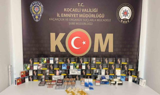 6 bin 720 dal içi tütünle doldurulmuş makaron ele geçirildi