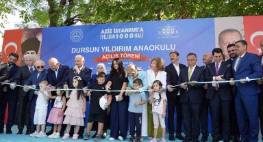 Bahçelievler'de Dursun Yıldırım Anaokulu'nun açılışı yapıldı