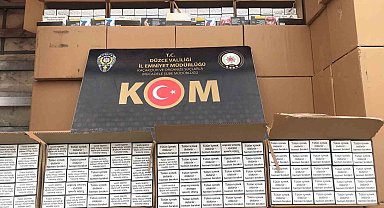 Düzce'de polis ve jandarma kaçakçılara göz açtırmıyor