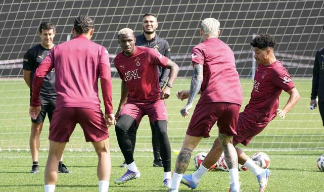 Galatasaray, Alanyaspor maçının hazırlıklarını tamamladı