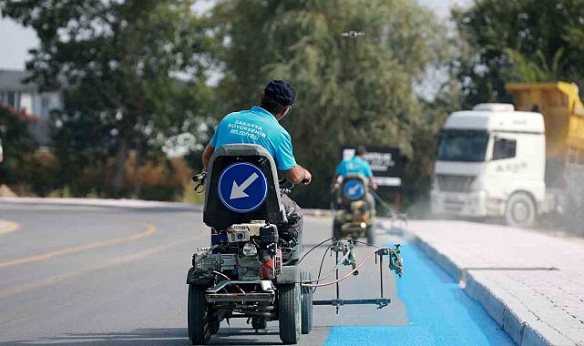 Karacasu'ya modern dokunuş: 2 kilometrelik bisiklet yolu kazandırılıyor