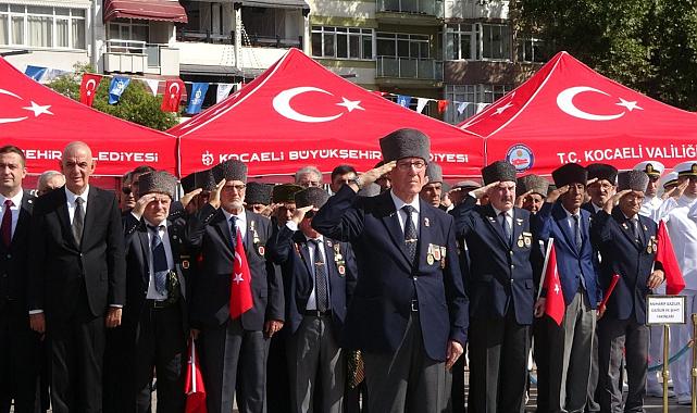 Kocaeli'de 19 Eylül Gaziler Günü dolayısıyla tören düzenlendi