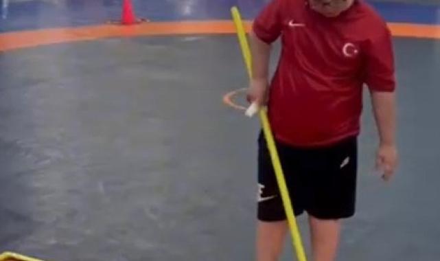 Körfez'de özel çocuklara özel spor çalışmaları