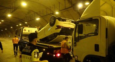Kuzey Marmara'da otomobil takla attı: 1 yaralı