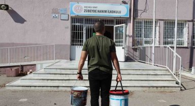 Okullara son 5 yılda 547 bin litre boya desteği