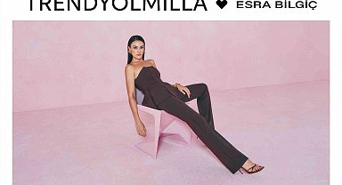Trendyolmilla yeni sezon koleksiyonunu Esra Bilgiç ile tanıttı