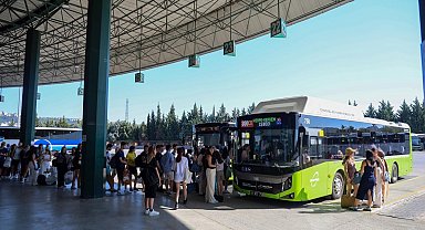 Vatandaşlar mavi bayraklı plajlara "800CK" ile akın etti
