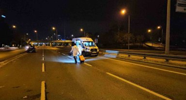 Bakırköy'de 'dur' ihtarına uymayan sürücü kaza yapınca yakalandı... Kovalamaca anları kamerada