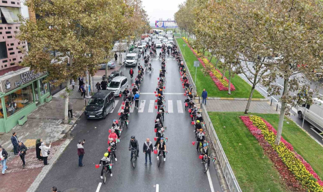 Gazze'deki çocuklara umut için pedal çevirdiler