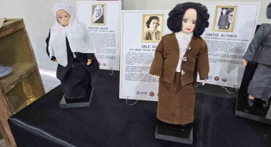 "Kahraman Türk Kadınları ve Folklorik Bebekler Sergisi" Gölcük'te açıldı