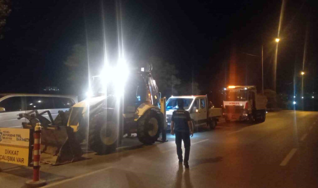 Kocaeli'de yola beton döken firmaya 20 bin lira ceza