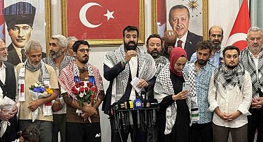 Küresel Sumud Filosundan 15 Türk Aktivist İstanbul'a Döndü