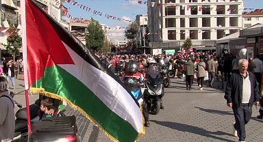 Motorculardan Gazze'ye Destek Konvoyu