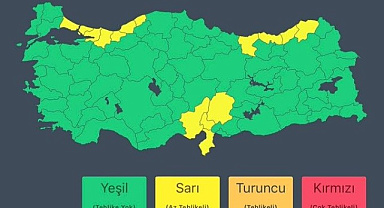 SAKARYA'DA SARI KOD ALARMI: KUVVETLİ YAĞIŞ GELİYOR