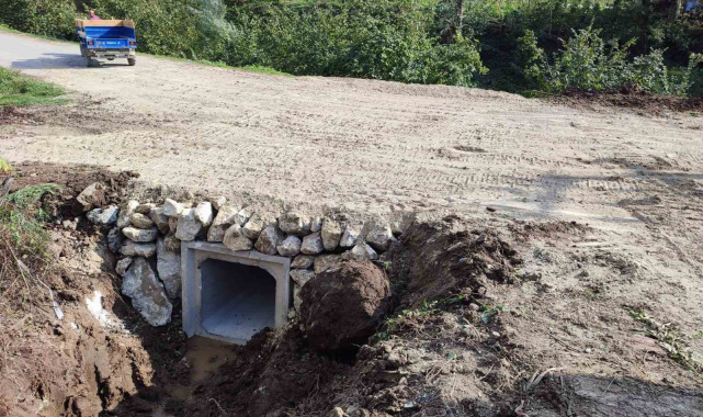 Taşkın riskine karşı kutu menfez çalışması
