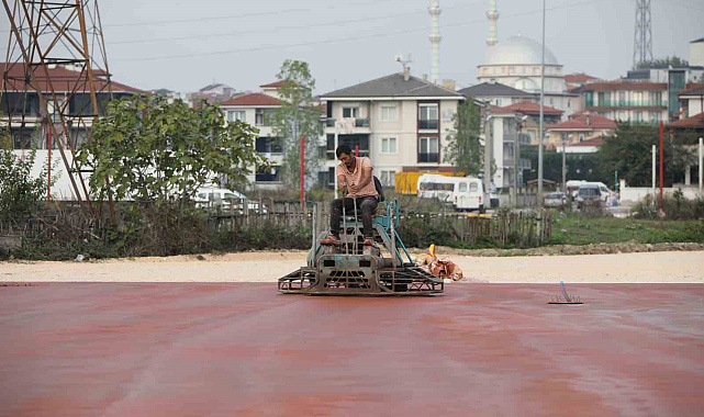 YEŞİLTEPE'YE BASKETBOL SAHASI SÖZÜ YERİNE GETİRİLDİ