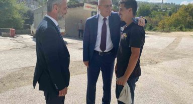 Yığılca'nın spor alanlarını Arslantürk inceledi