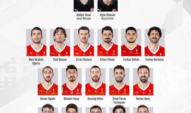 A Milli Erkek Basketbol Takımı'nın aday kadrosu belli oldu
