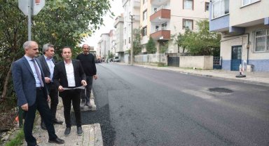 Çayırova'da 3 mahallede yol yenileme çalışması
