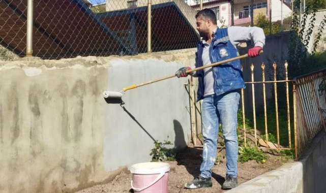 Körfez'de okullara estetik dokunuş
