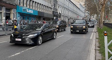 Papa 14. Leo, İznik'e gitmek için Atatürk Havalimanına hareket etti