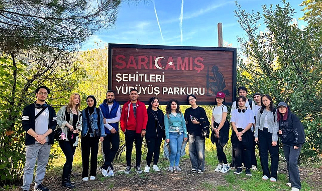 SUBÜ öğrencileri Yuvacık'ta doğa yürüyüşü yaptı