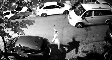 Ümraniye'de saldırgan tarafından aracı parçalanan vatandaş: "Levyeyi balkona fırlattı, canımızı zor kurtardık"