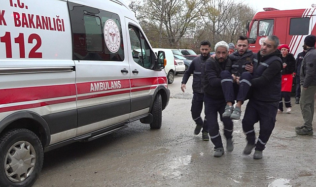 Beton fabrikasında yangın: 2 işçi dumandan etkilendi