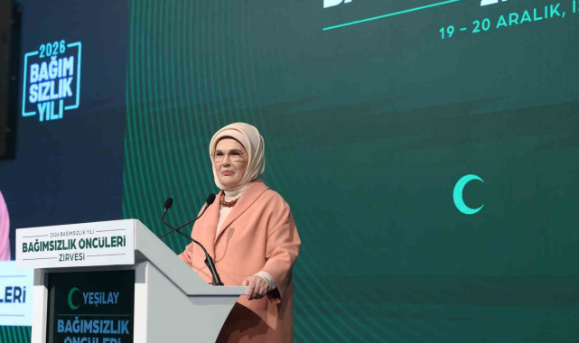 Emine Erdoğan, Bağımsızlık Öncüleri Zirvesi'nde konuştu: "2026'yı 'Bağımsızlık Yılı' ilan ediyoruz"