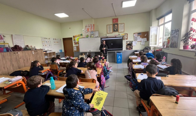 Kartepe'de öğrencilere "sıfır atık" eğitimi verildi