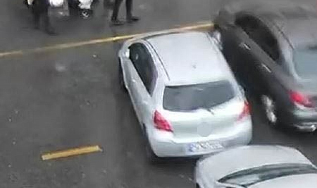 Polis kalkanı, bebeği ve annesini fırtınadan korudu