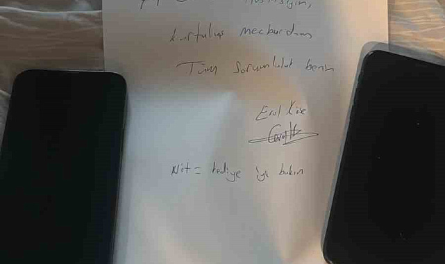 Erol Köse'nin düşme anına ilişkin görüntüler ve son notu ortaya çıktı