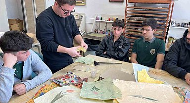 Liseli gençler sanat dolu gün yaşadı