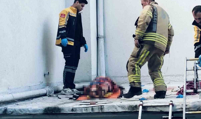 4 el silah sesi duyuldu, kadın kendini 6. kattan aşağı attı