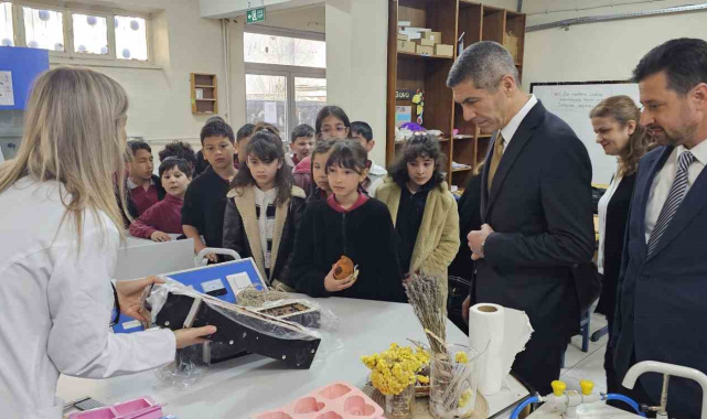 Bolu'da ilkokul öğrencileri atık yağları sabuna dönüştürdü