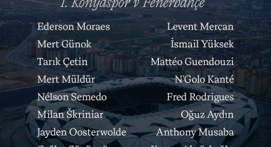 Fenerbahçe'nin Konyaspor maçı kamp kadrosu belli oldu