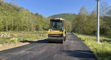 Gölyaka'da 2,7 kilometrelik sıcak asfalt çalışması tamamlandı