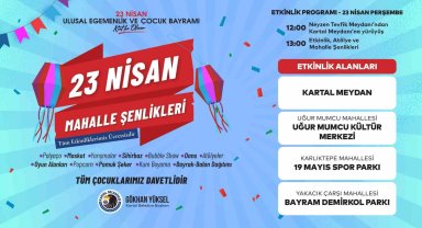 Kartal'da Milli Egemenlik Gururu ve Çocuk Bayramı büyük bir coşkuyla kutlanacak