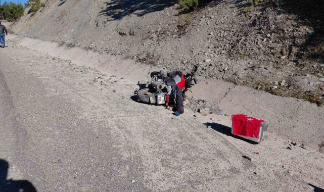 Kazada ağır yaralanan Ankara Enduro Motosiklet Kulübü Başkanı hayatını kaybetti
