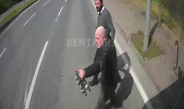 Kocaeli'nde otobüs şoförünün örnek davranışı kamerada