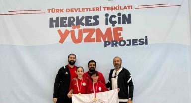 Körfezli genç yüzücüler Azerbaycan'da Türkiye'yi temsil edecek