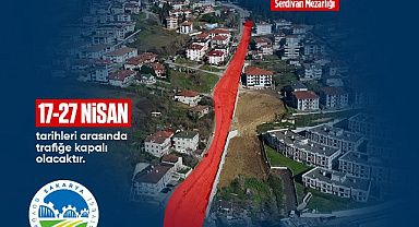 Serdivan’da 10 Günlük Trafik Düzenlemesi! 32. Sokak Kapanıyor