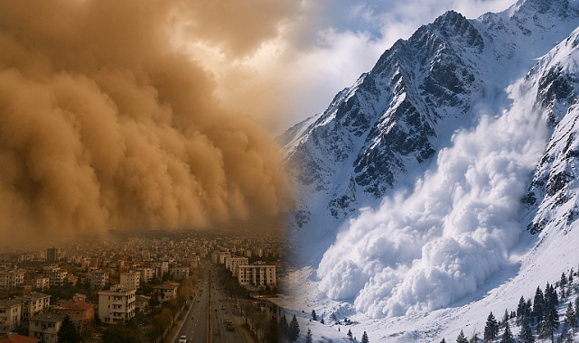 Toz Bulutu Geliyor, Doğuda Çığ Alarmı! Meteorolojiden Çifte Uyarı