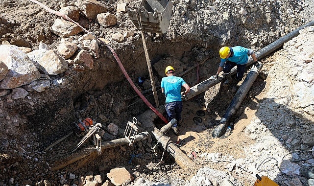 Yazlık trafiğine nefes olacak projede altyapı tam gaz