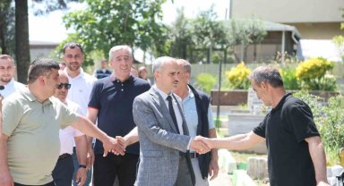 Başkan Çiftçi'den arife günü kabristan ziyareti