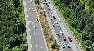 Bayram trafiği Düzce'de etkisini gösterdi