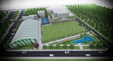 Çamlıtepe Spor Kompleksi'nin yüzde 71'i tamamlandı