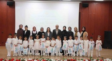 Çayırova'da minikler Kur'an-ı Kerim'e geçmenin heyecanını yaşadı